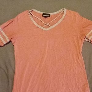 Pink and gray joe boxer tshirt